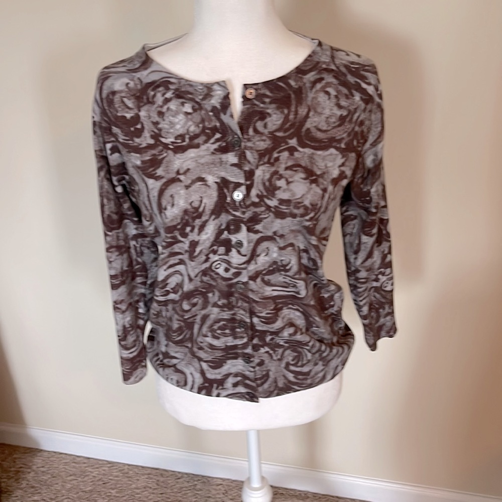 Talbots lightweight sweater. -beautiful rich colors